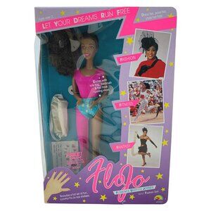 1989 FloJo - Florence Griffith Joyner 11 1/2” Fashion Doll by LJN Toys #2501 NIB